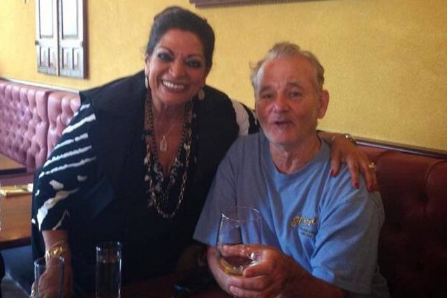 Bill Murray at Tanoreen in Bay Ridge on July 30th.